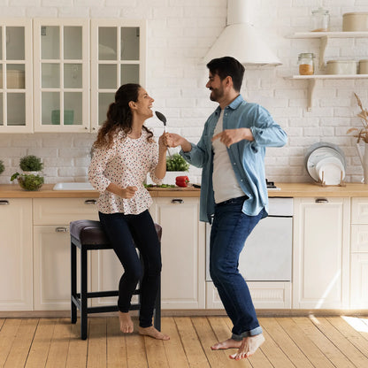 Saddle-Style Bar Stools
