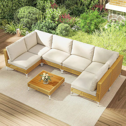 7-Piece  Wicker Furniture Set