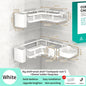 6PCS Double-layer Stainless Steel Corner Shelf