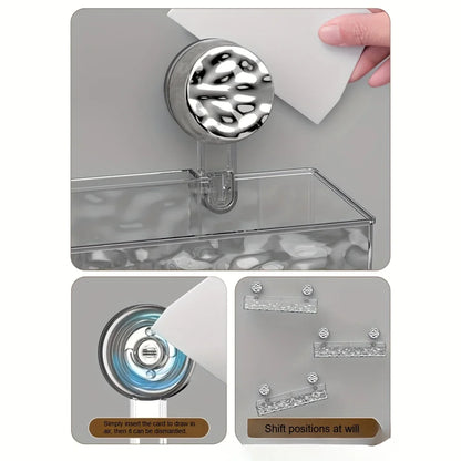 2-Pack Corrugated Suction Cup Storage Rack