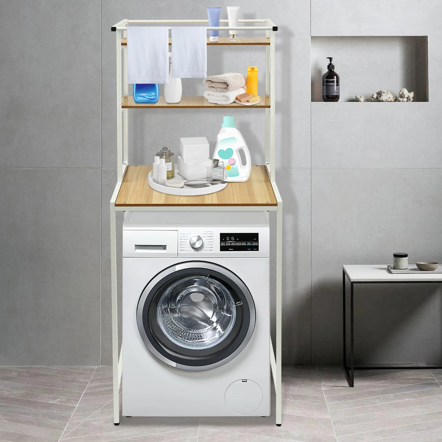 Standing Washer Dryer Shelf