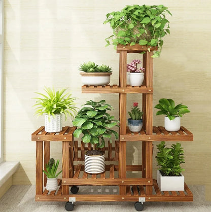 Wood Plant Stand