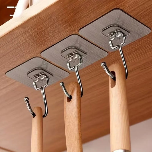 Heavy Duty Self-Stick Wall Hooks