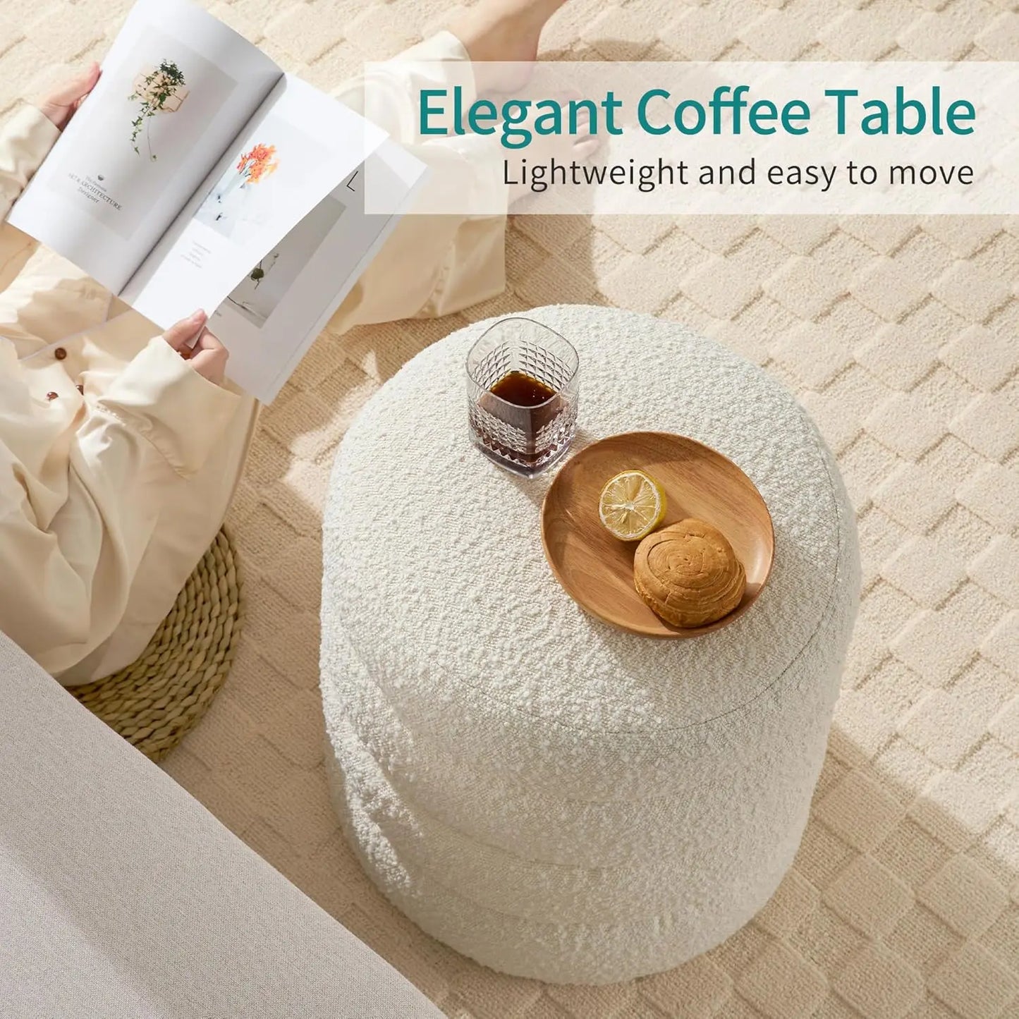 Modern Upholstered Vanity Stool