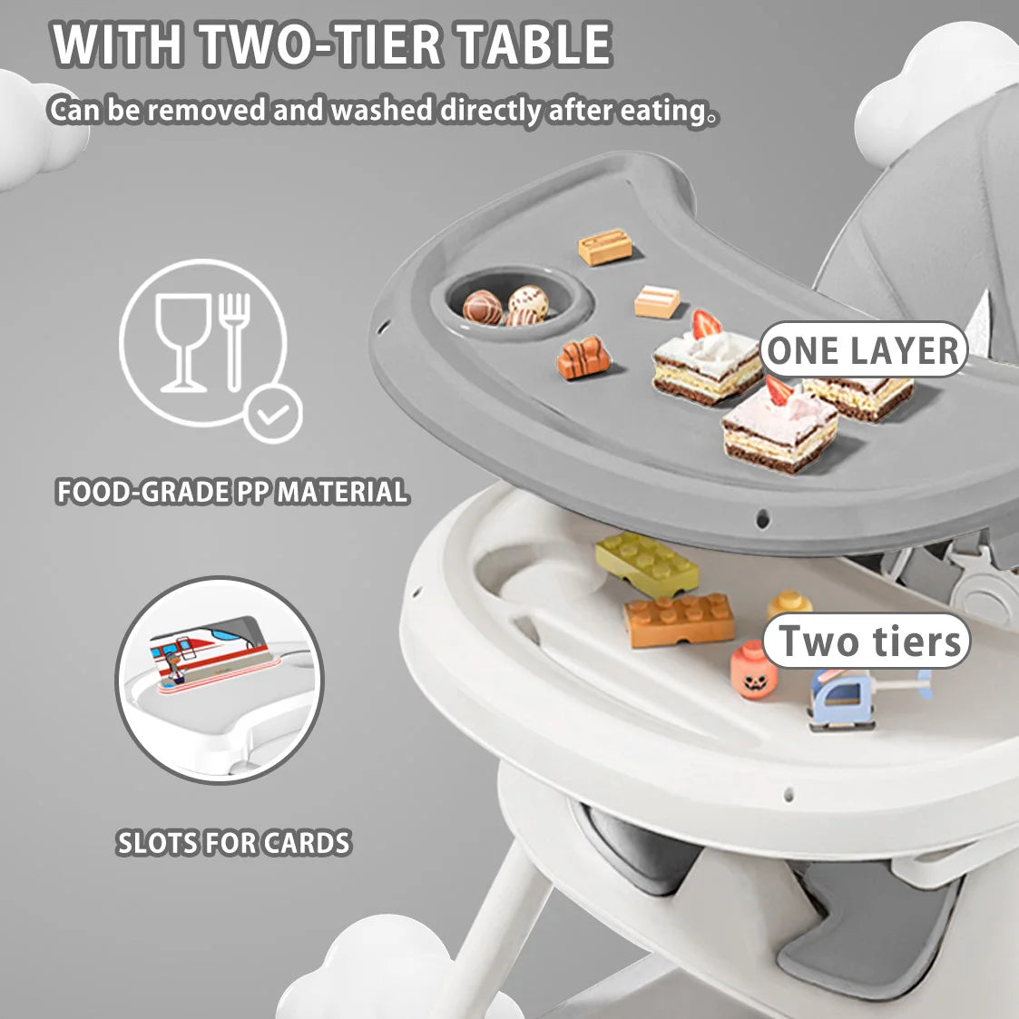 Foldable Baby High Chair