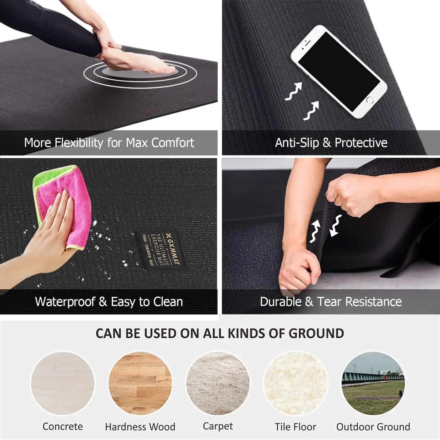 Extra Thick Workout Mats for