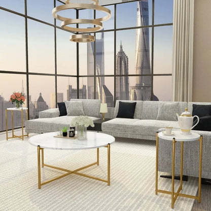 Round Marble Coffee Table