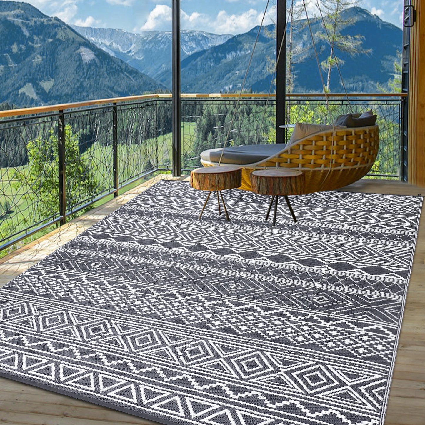 Outside Plastic RV Rug