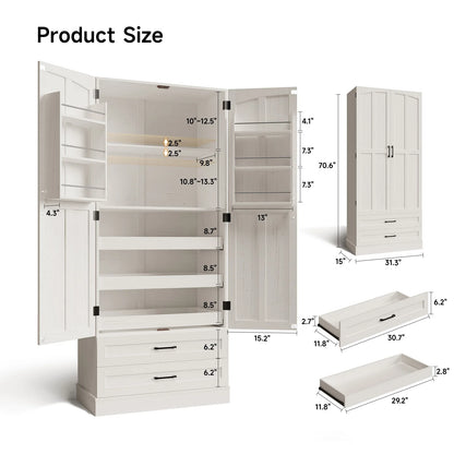 Tall Farmhouse Freestanding Pantry