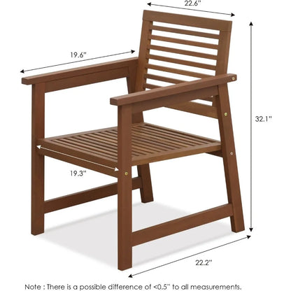 Teak Hardwood Outdoor Armchair