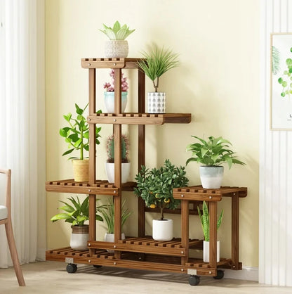 Wood Plant Stand