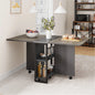 Farmhouse Wood Kitchen Dining Table Set