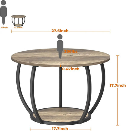 Small Circle Coffee Tables