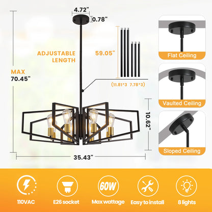 Geometric Chandelier Light