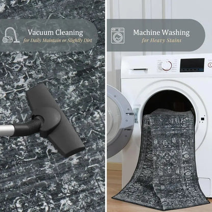 Black Vintage Carpet Runners