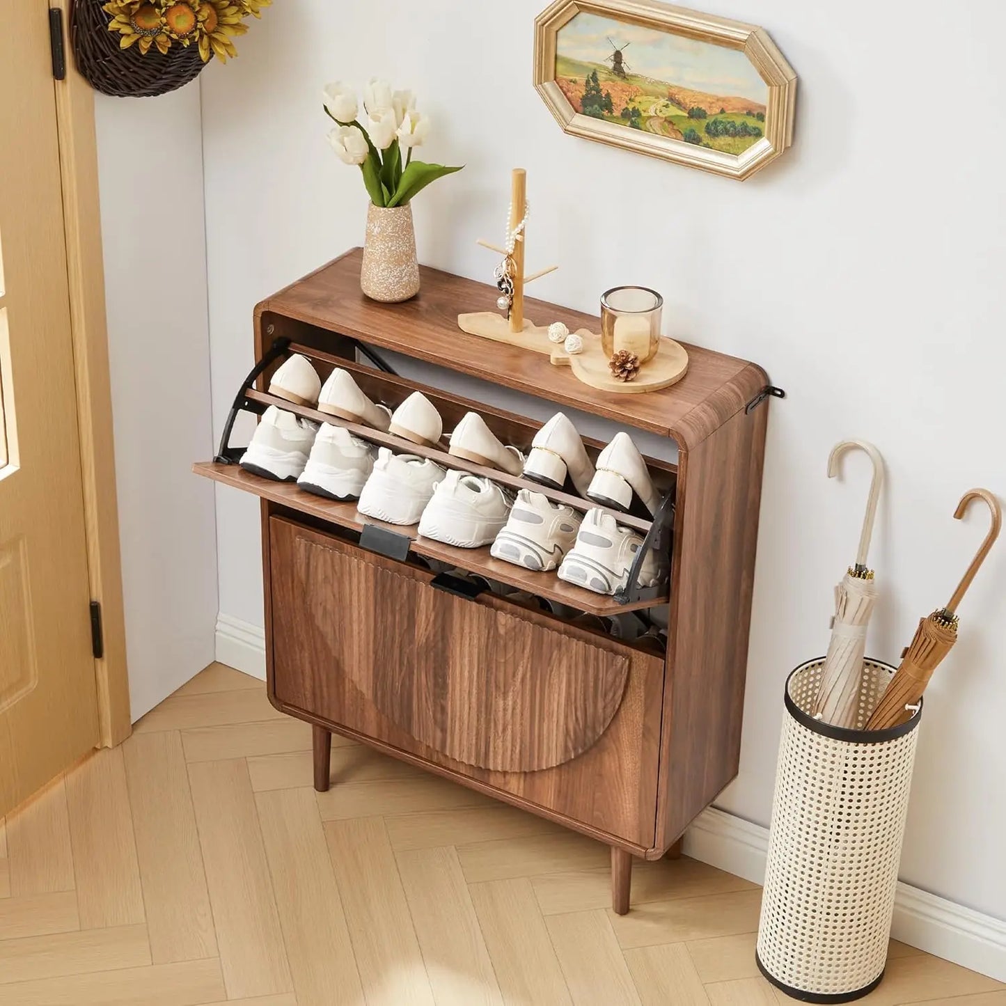 Modern Shoe Storage Cabinet