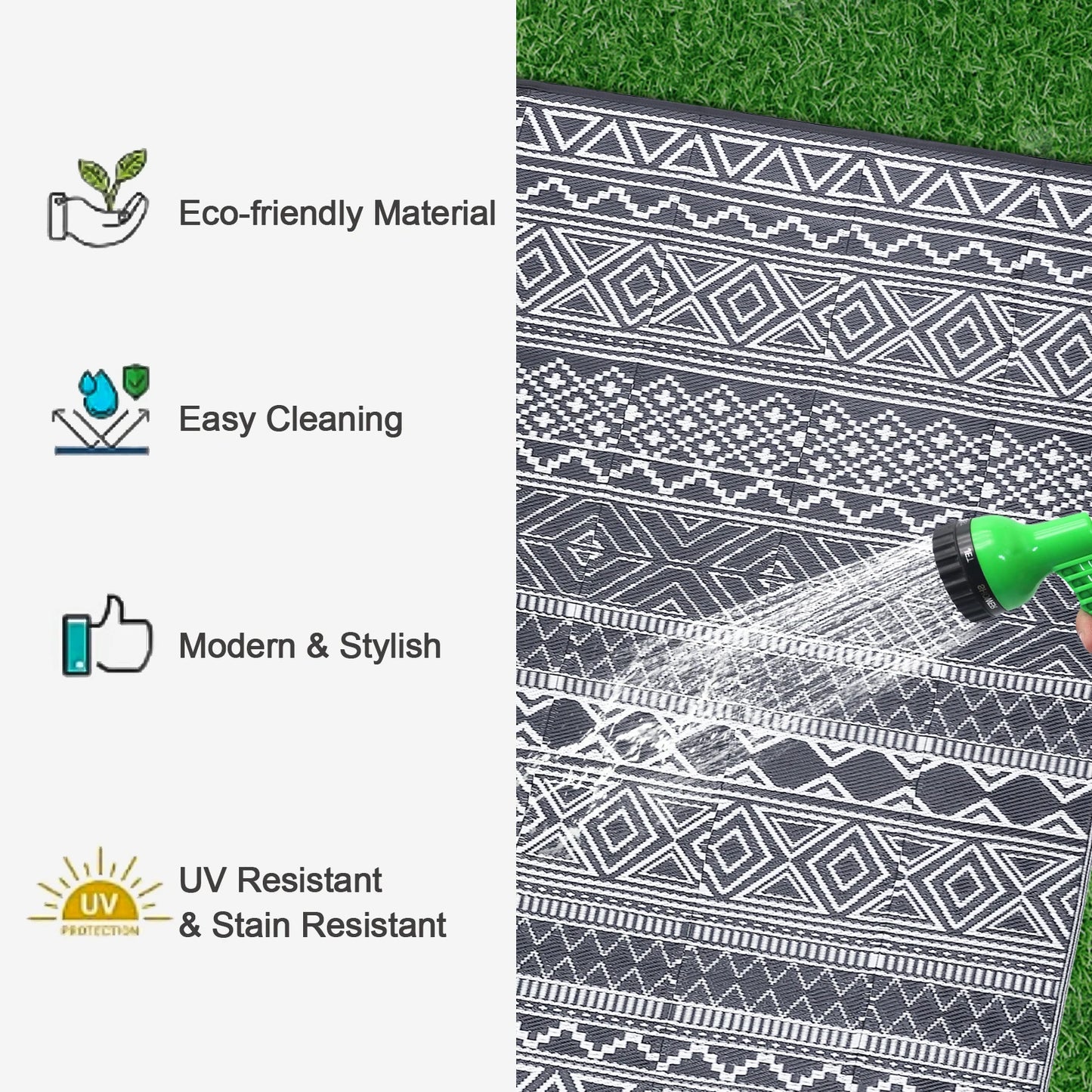 Outside Plastic RV Rug