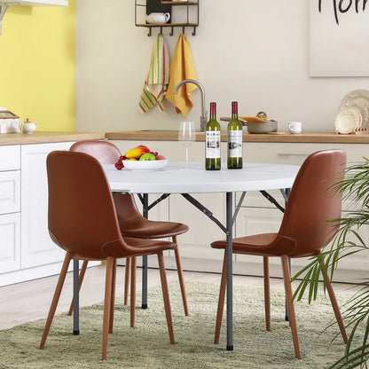 4 FT Round Folding Card Table