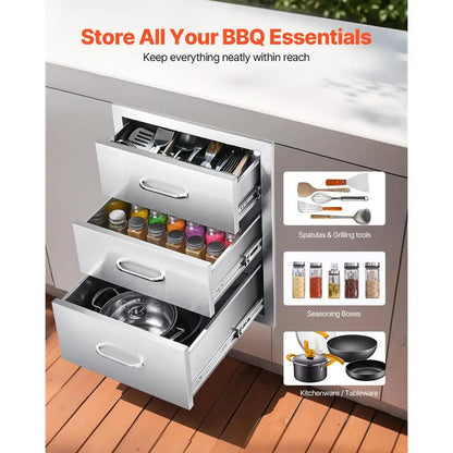 Stainless Steel Modular Drawer Cabinet