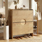 Narrow Shoe Cabinet for Entryway Doors