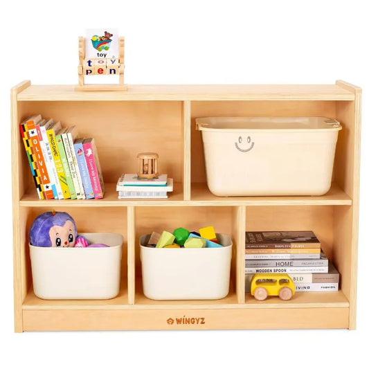 Wood Storage Shelf Organizer