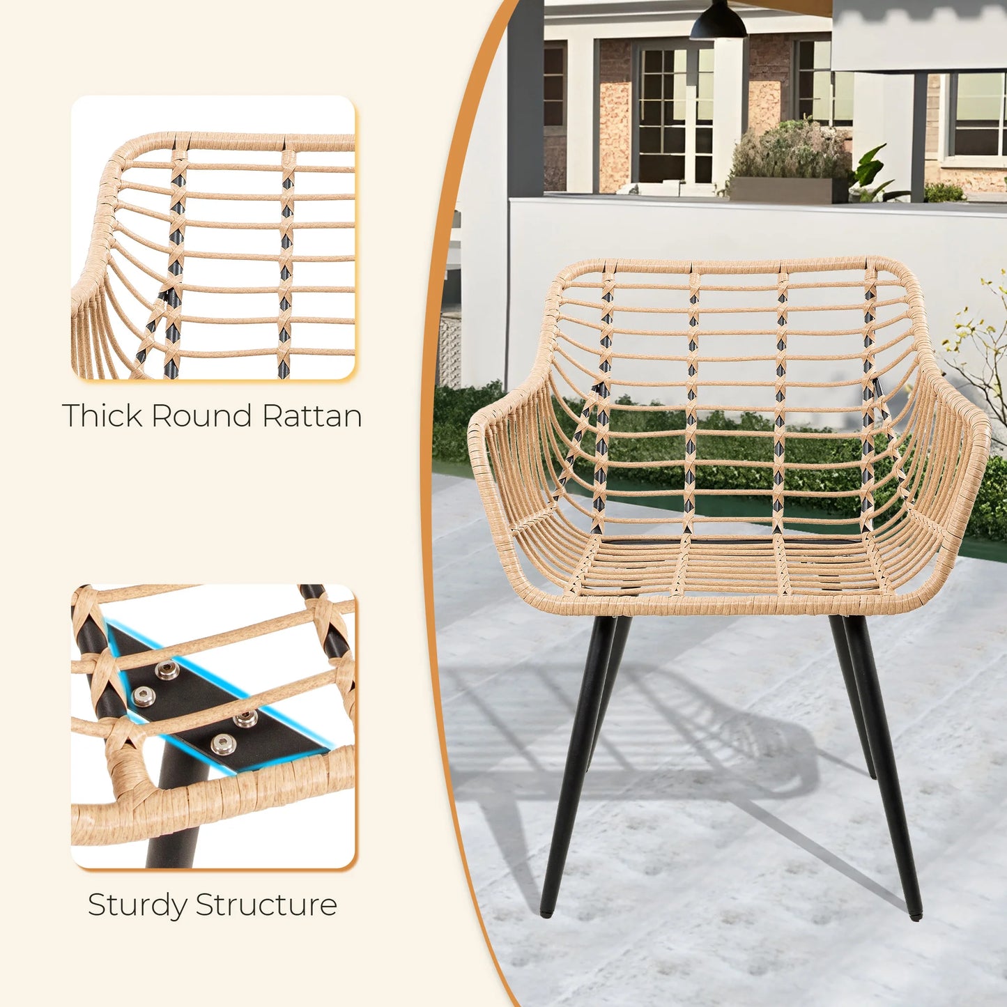 5 Piece Patio Furniture Set