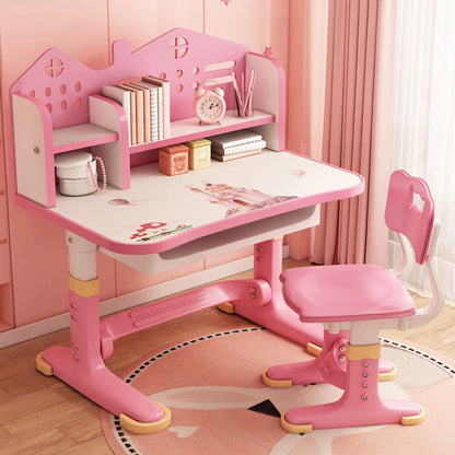 Height-Adjustable Office  Desk And Chair Set