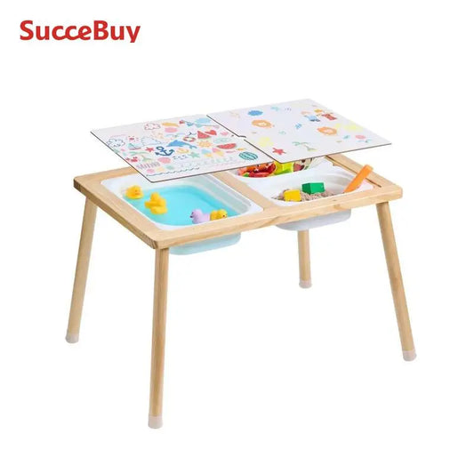 Wooden Sensory Table for Kids Activity