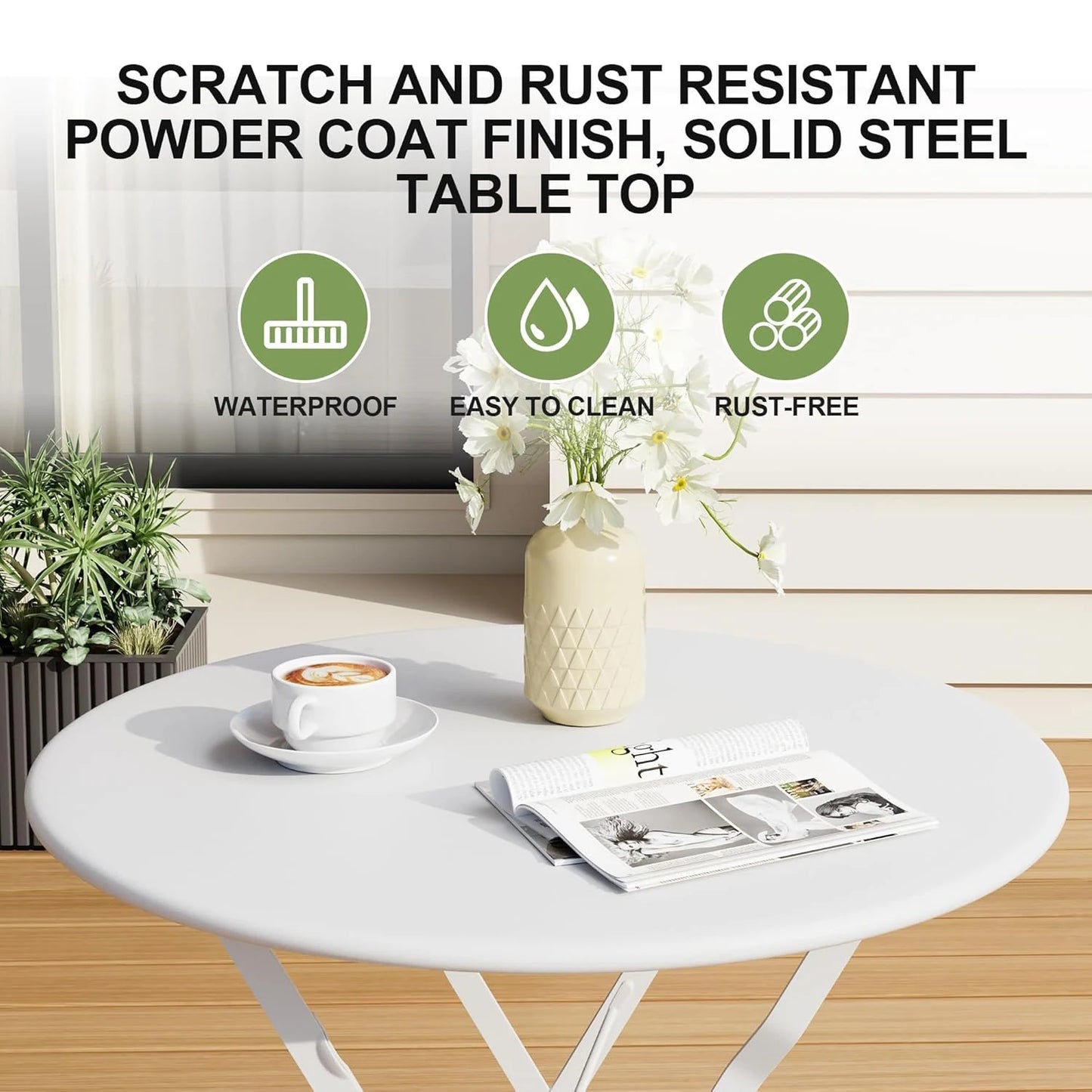 Folding Bistro Table and Chairs