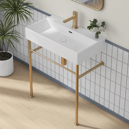 Console Bathroom Sink