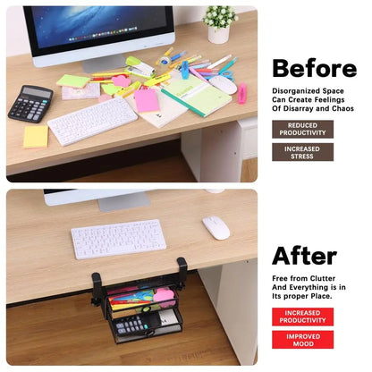 Under Desk Drawer Organizer