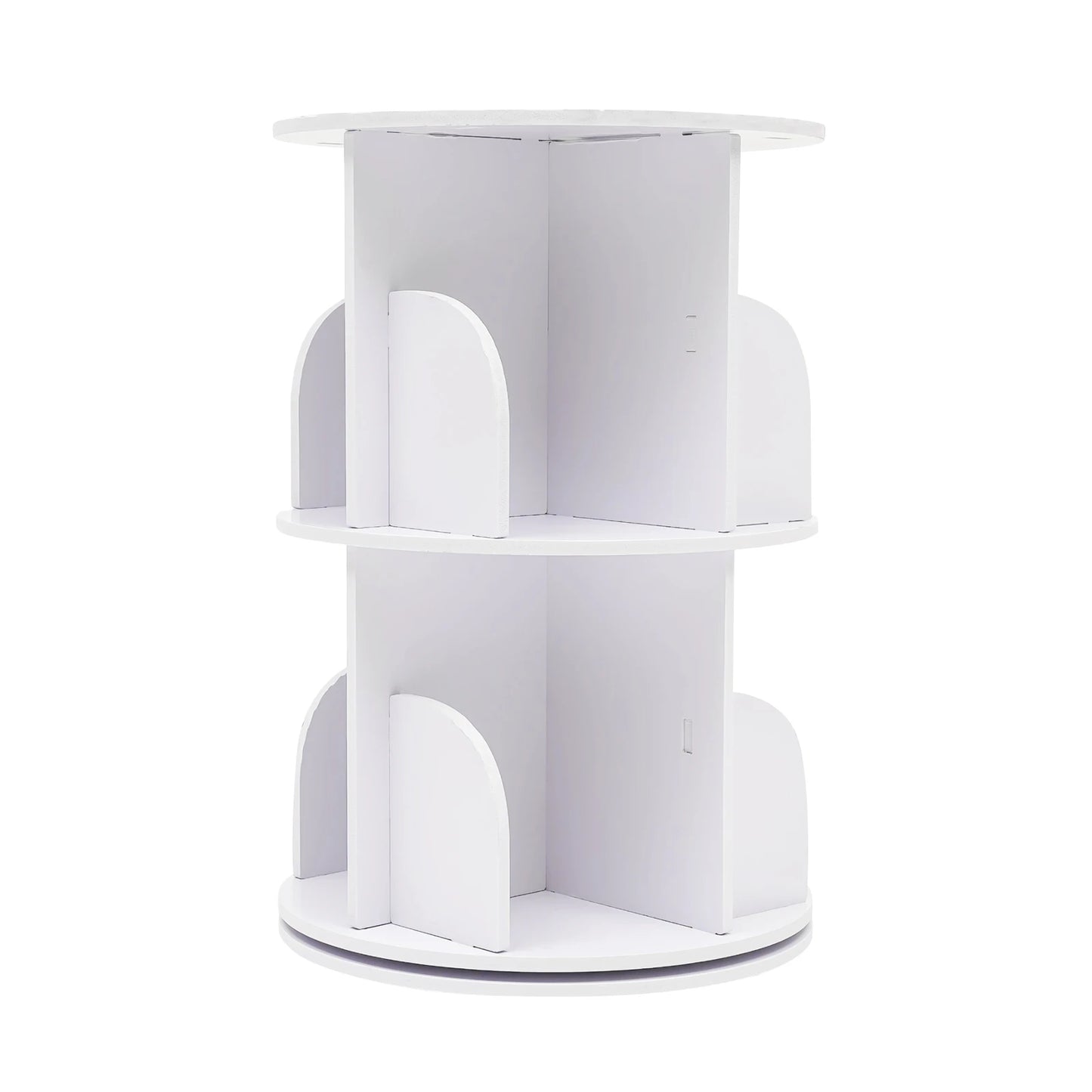 2-Layer Rotating Bookshelf
