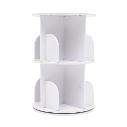 2-Layer Rotating Bookshelf