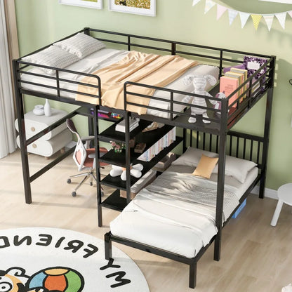 Full Over Twin Metal Bunk Bed