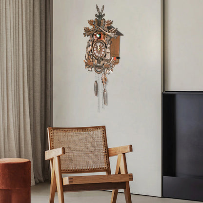 Wooden Cuckoo Wall Clock
