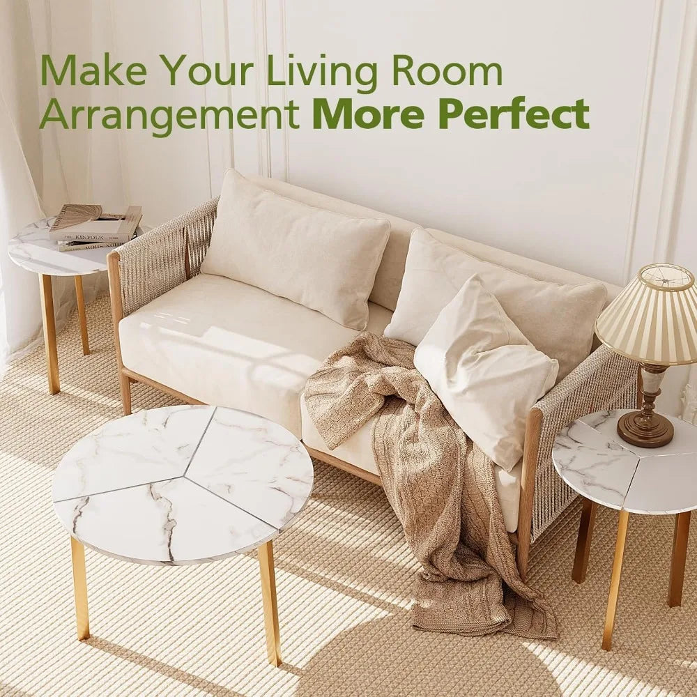 Round Nesting Coffee Table