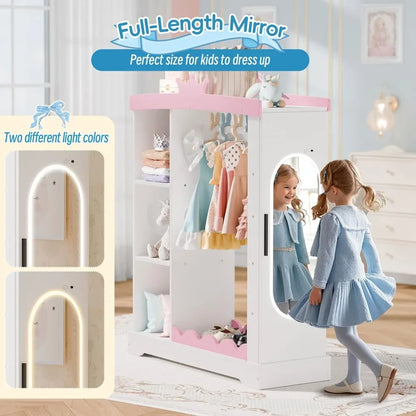 "Kids Closet with Jewelry Cabinet