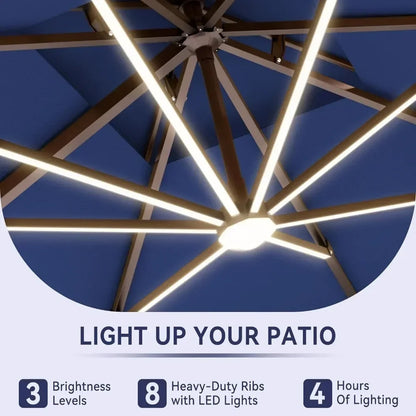 Cantilever Outdoor Patio Umbrella