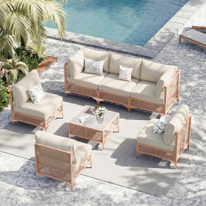 7 Piece Patio Conversation Set