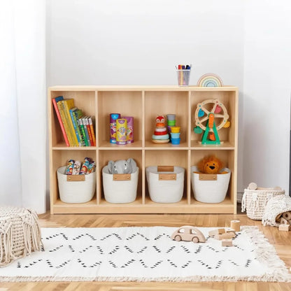 "8-Compartment Wooden Storage Cabinet – – Ideal for Playroom, Kindergarten &