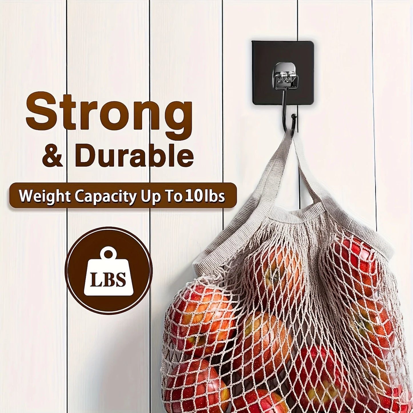 5pcs Heavy Duty Wall Hooks