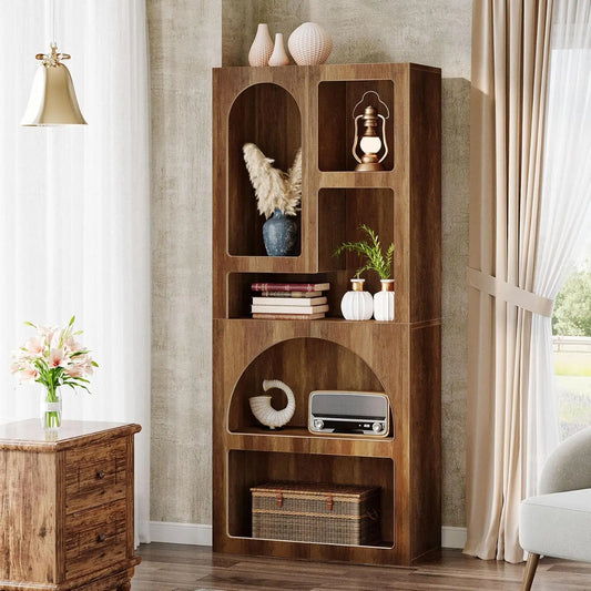 Tall Geometric Bookshelf
