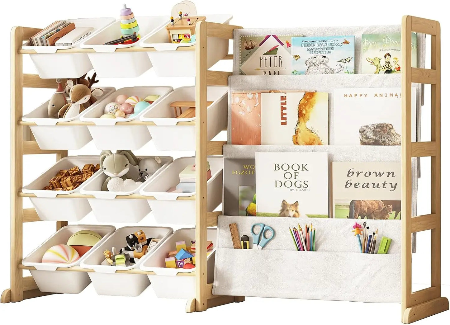 4-Tier Toy & Book Organizer