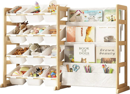 4-Tier Toy & Book Organizer