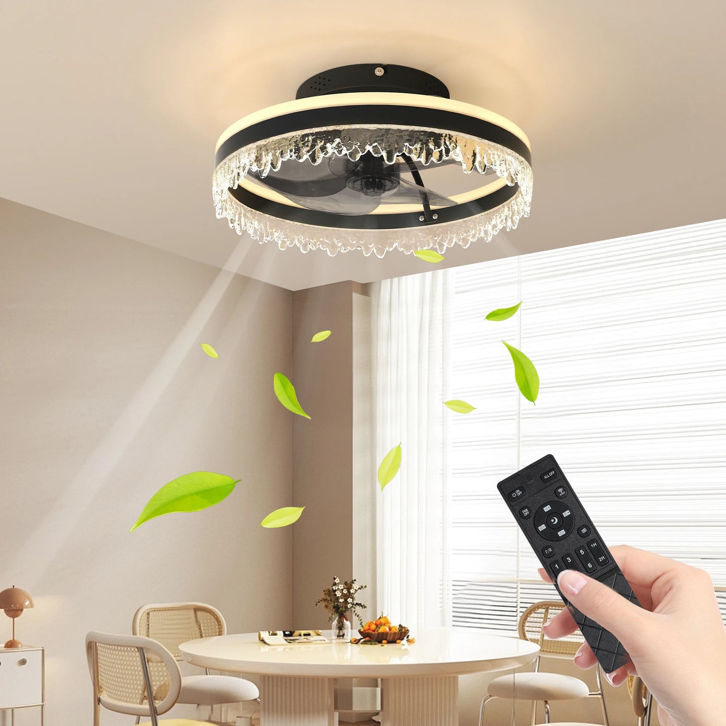 LED Ceiling Fan with Light
