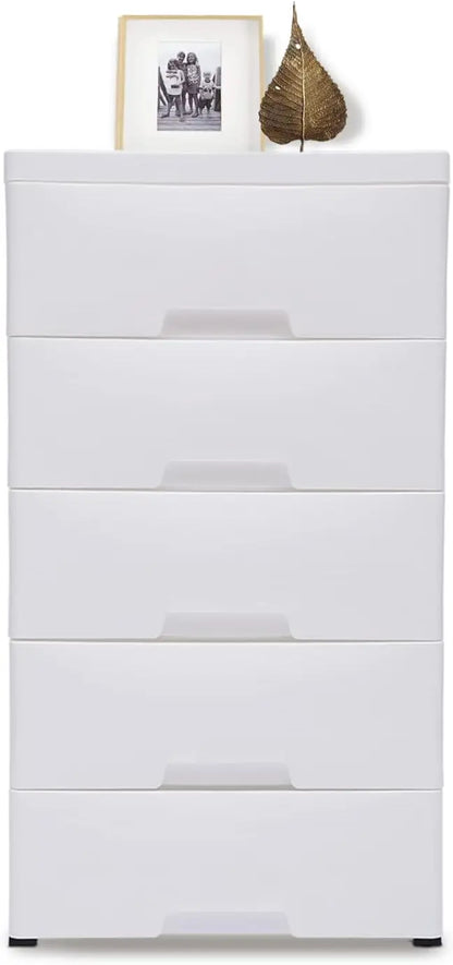 White Plastic Storage Dressers