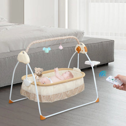 Foldable Electric Baby Cradle