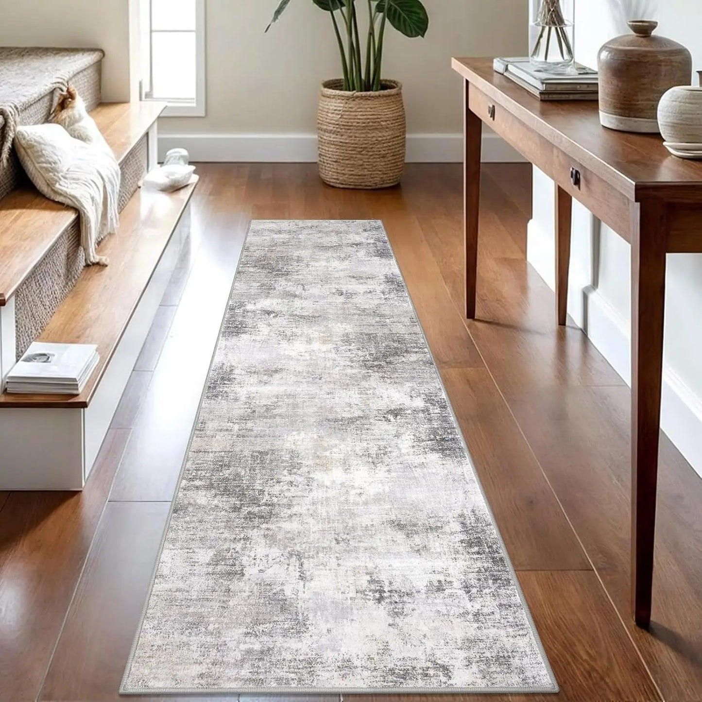 Modern Abstract Runner Rug