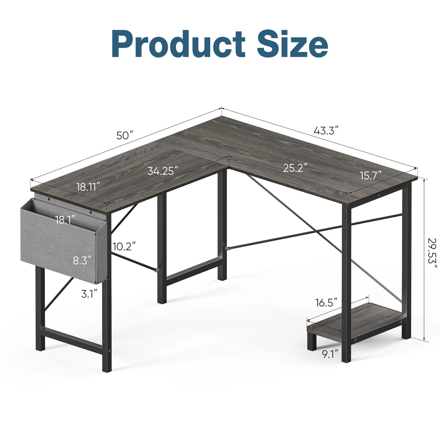 Office Writing Wooden Table