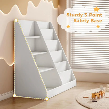 Kids Wooden Bookshelf